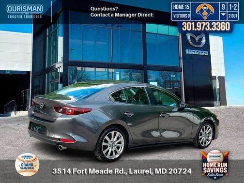 Machine Gray Metallic 2025 Mazda Mazda3 FWD w/Preferred Package