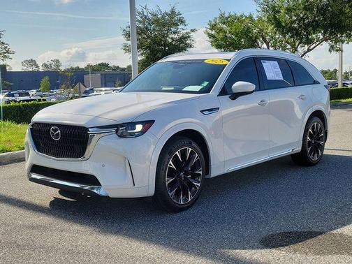 Rhodium White Premium 2025 Mazda CX-90 3.3 Turbo S Premium Plus