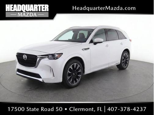 Rhodium White Premium 2025 Mazda CX-90 3.3 Turbo S Premium Plus