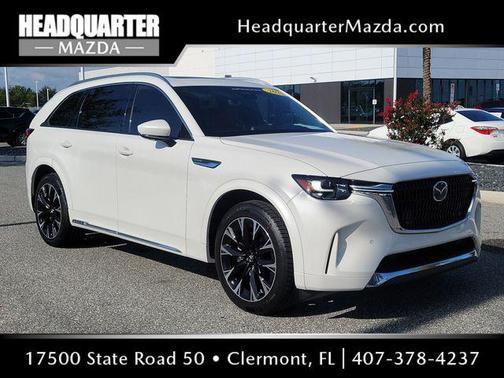 Rhodium White Premium 2025 Mazda CX-90 3.3 Turbo S Premium Plus