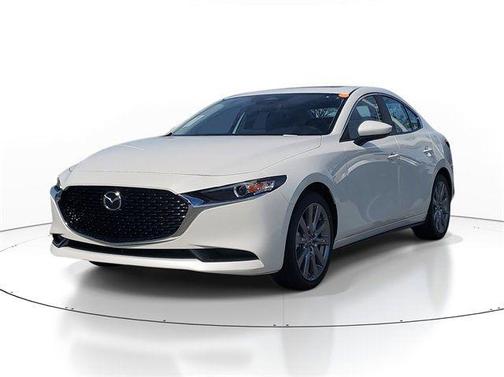 Snowflake White Pearl Mica 2026 Mazda Mazda3 FWD w/Preferred Package
