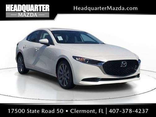 Snowflake White Pearl Mica 2026 Mazda Mazda3 FWD w/Preferred Package