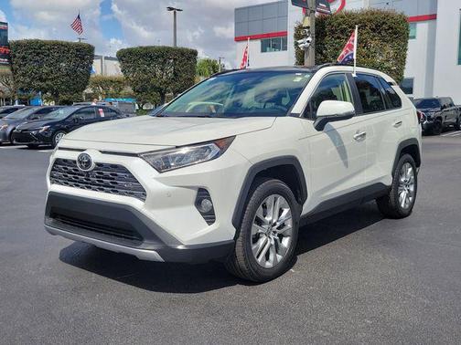 Blizzard Pearl 2021 Toyota RAV4 Limited