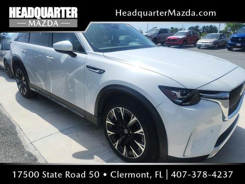 Rhodium White Premium 2024 Mazda CX-90 PHEV Premium
