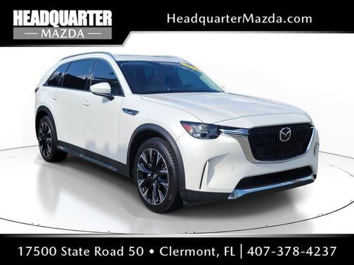 Rhodium White Premium 2024 Mazda CX-90 PHEV Premium