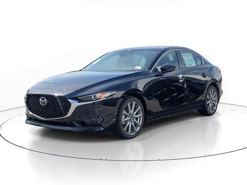 Jet Black Mica 2026 Mazda Mazda3 FWD w/Preferred Package
