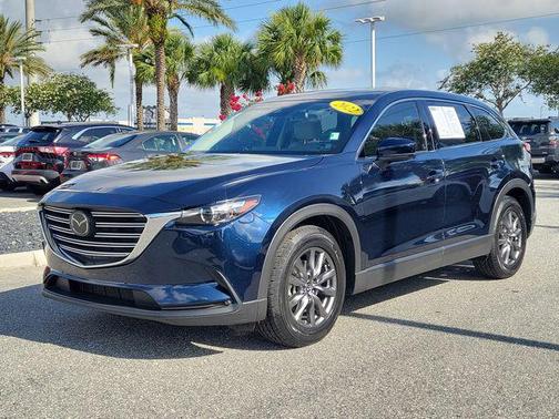 Deep Crystal Blue Mica 2022 Mazda CX-9 Touring