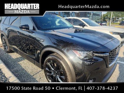 Jet Black Mica 2026 Mazda CX-90 PHEV Premium Sport