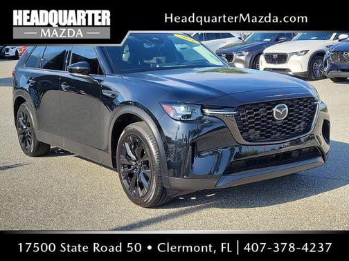 Jet Black Mica 2026 Mazda CX-90 PHEV Premium Sport