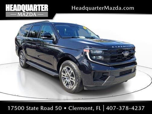 Agate Black Metallic 2025 Ford Expedition Max Active 4x4