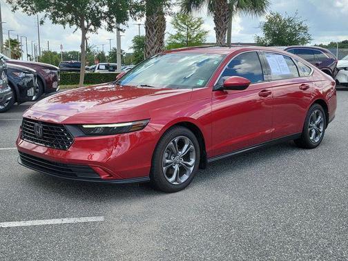 Radiant Red Metallic 2024 Honda Accord EX