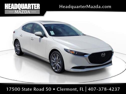 Snowflake White Pearl Mica 2026 Mazda Mazda3 FWD w/Preferred Package