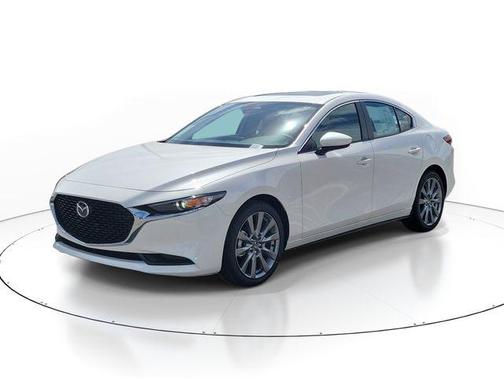 Snowflake White Pearl Mica 2026 Mazda Mazda3 FWD w/Preferred Package