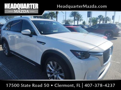 Rhodium White Premium 2025 Mazda CX-90 3.3 Turbo Premium Plus
