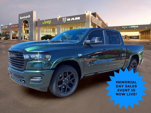 Serrano Green Metallic 2026 RAM 1500 Laramie