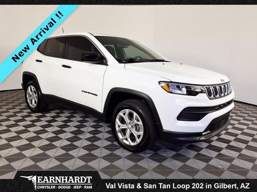 Bright White Clearcoat 2024 Jeep Compass Sport