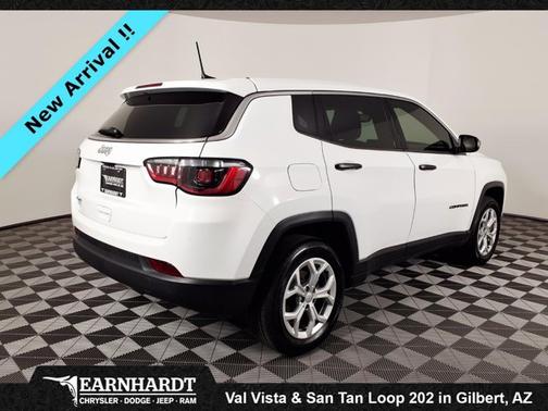 Bright White Clearcoat 2024 Jeep Compass Sport
