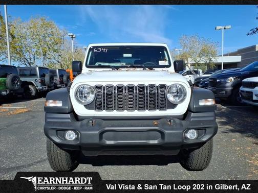 Bright White Clearcoat 2026 Jeep Wrangler Sport S