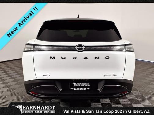 Everest White Pearl Tricoat/Super Black 2025 Nissan Murano SL