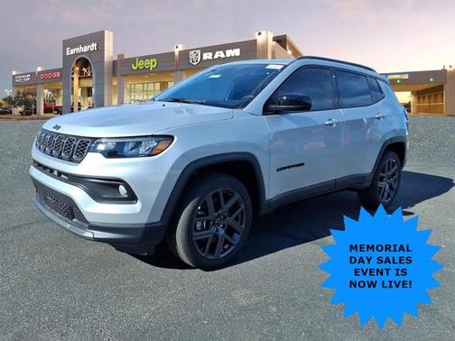 Silver Zynith Metallic Clearcoat 2026 Jeep Compass Latitude Altitude