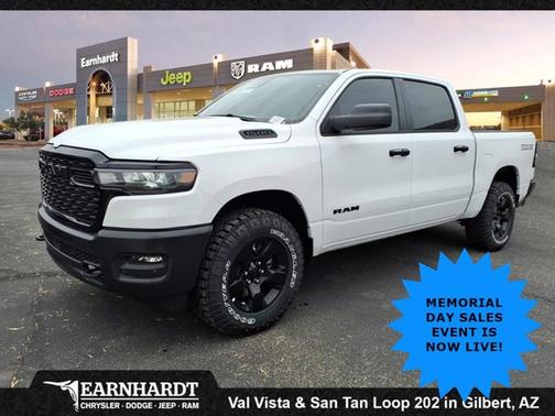 Bright White Clearcoat 2026 RAM 1500 Warlock