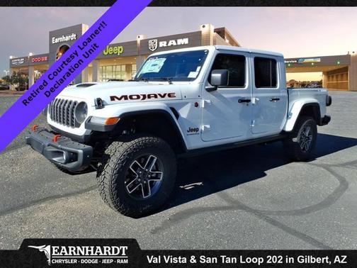 Bright White Clearcoat 2026 Jeep Gladiator Mojave X
