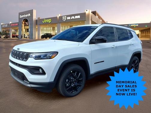 Bright White Clearcoat 2026 Jeep Compass Latitude Altitude