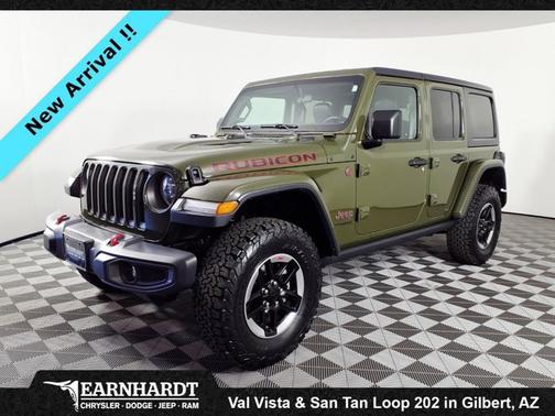 Sarge Green Clearcoat 2021 Jeep Wrangler Unlimited Rubicon