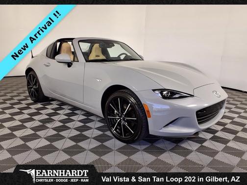 Aero Gray Metallic 2025 Mazda MX-5 Miata RF Grand Touring