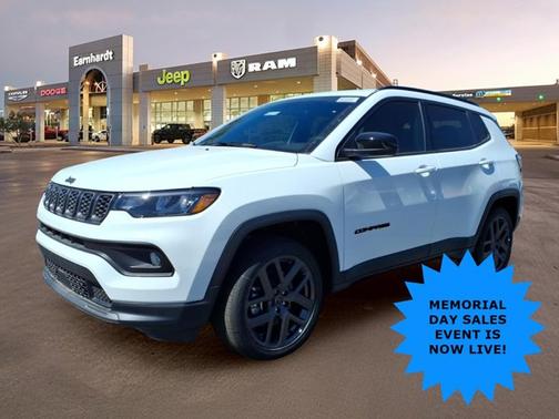 Bright White Clearcoat 2026 Jeep Compass Latitude Altitude