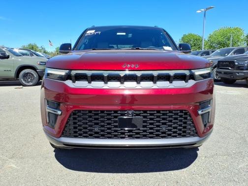 Velvet Red Pearlcoat 2026 Jeep Grand Wagoneer Summit Obsidian