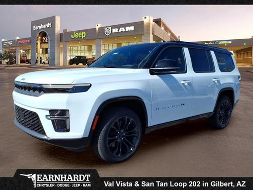 Bright White Clearcoat 2026 Jeep Grand Wagoneer Summit Obsidian