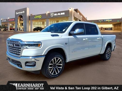 Ivory White Tri-Coat Pearlcoat 2026 RAM 1500 Longhorn