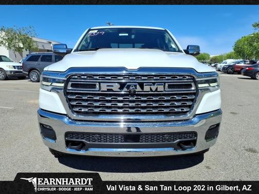Ivory White Tri-Coat Pearlcoat 2026 RAM 1500 Longhorn