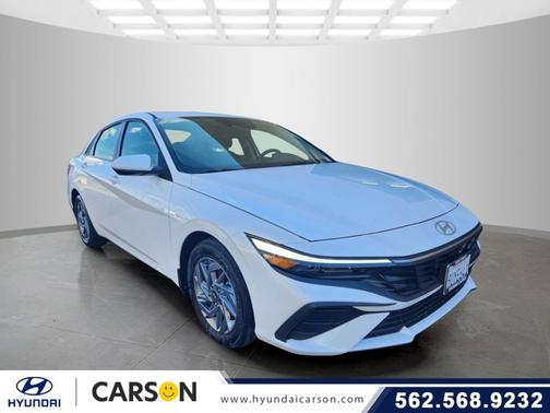 White 2025 Hyundai ELANTRA HEV Blue
