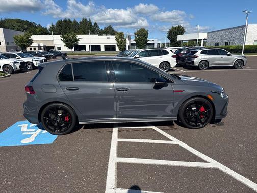 Graphite Gray W/Black Roof 2024 Volkswagen Golf GTI 2.0T 380 SE