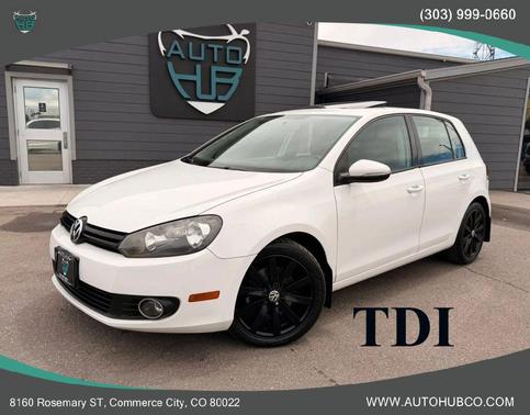 Candy White 2012 Volkswagen Golf TDI