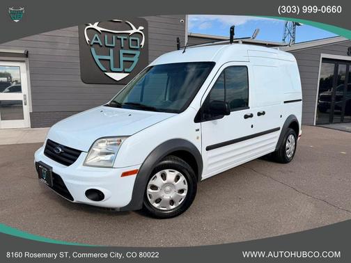 Frozen White 2012 Ford Transit Connect XLT