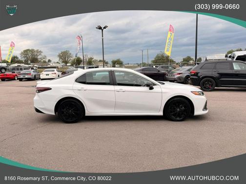 White 2022 Toyota Camry LE