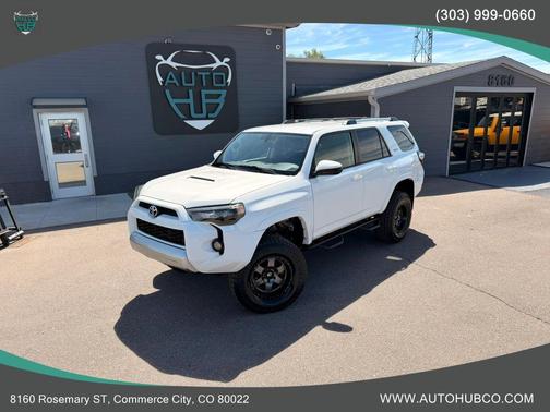 Super White 2016 Toyota 4Runner Trail Premium
