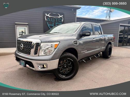 Gun Metallic 2017 Nissan Titan SV