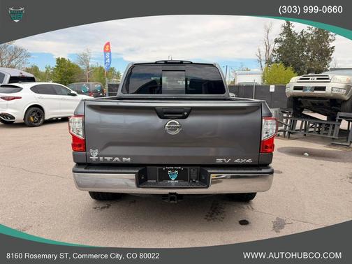 Gun Metallic 2017 Nissan Titan SV