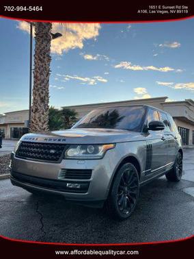 2017 Land Rover Range Rover 3.0L Supercharged HSE