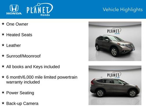 Kona Coffee Metallic 2013 Honda CR-V EX-L