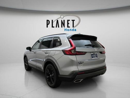 Solar Silver Metallic 2026 Honda CR-V Hybrid Sport Touring