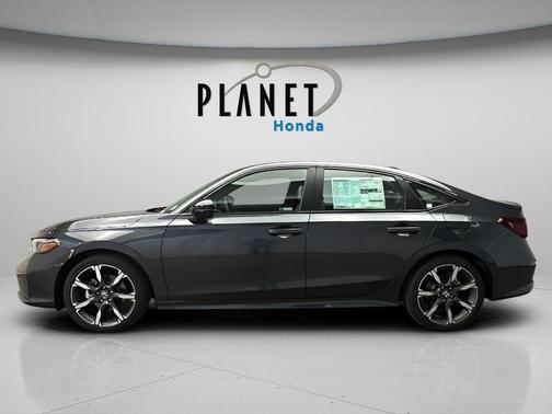 Solar Silver Metallic 2026 Honda Civic Hybrid Sport Touring