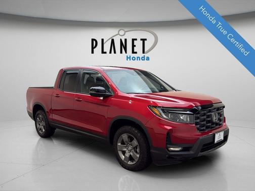 Radiant Red Metallic II 2025 Honda Ridgeline TrailSport