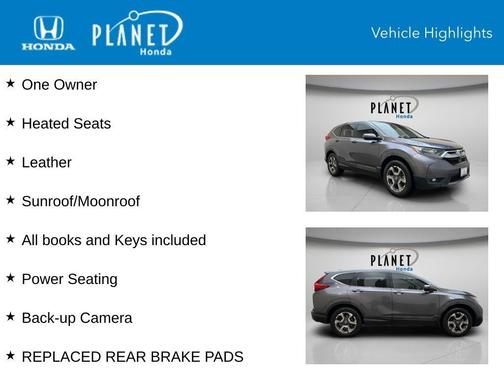 Modern Steel Metallic 2018 Honda CR-V EX