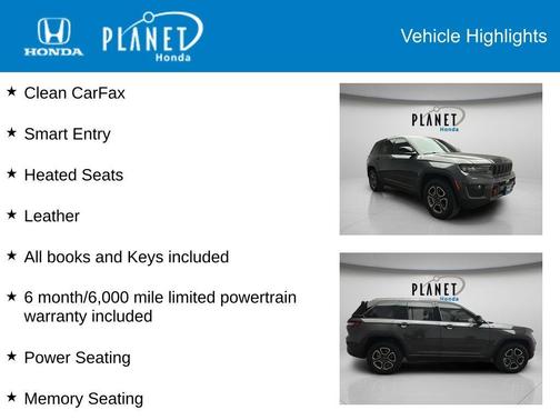 Metallic 2022 Jeep Grand Cherokee Trailhawk