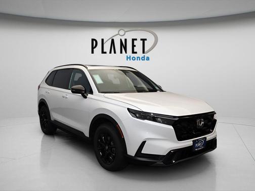 Platinum White Pearl 2026 Honda CR-V Hybrid Sport-L